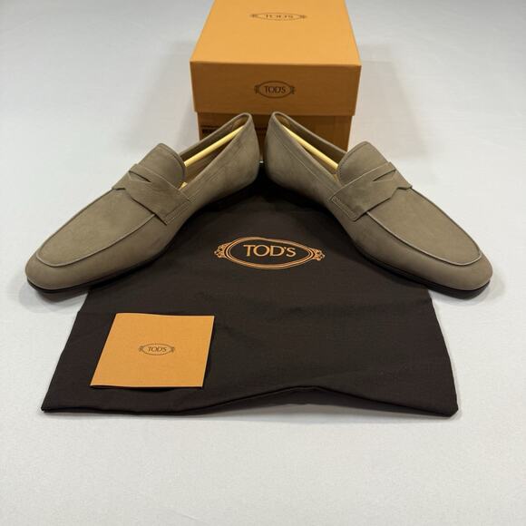 Tod’s MOCASSINO CUOIO DESTRUTTURATO Loafer Size 7.5UK/9US New In Box MSRP $925